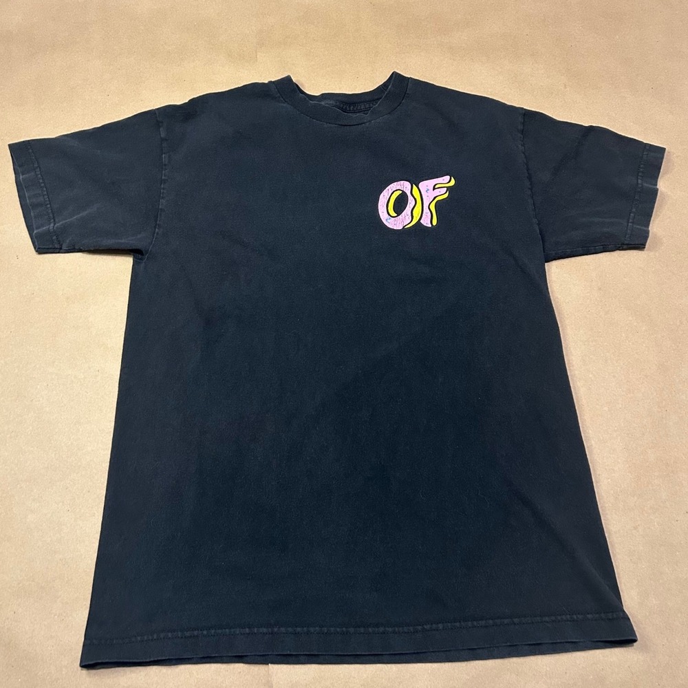 Odd Future Black Pink Donut Graphic T-Shirt Mens Size M
